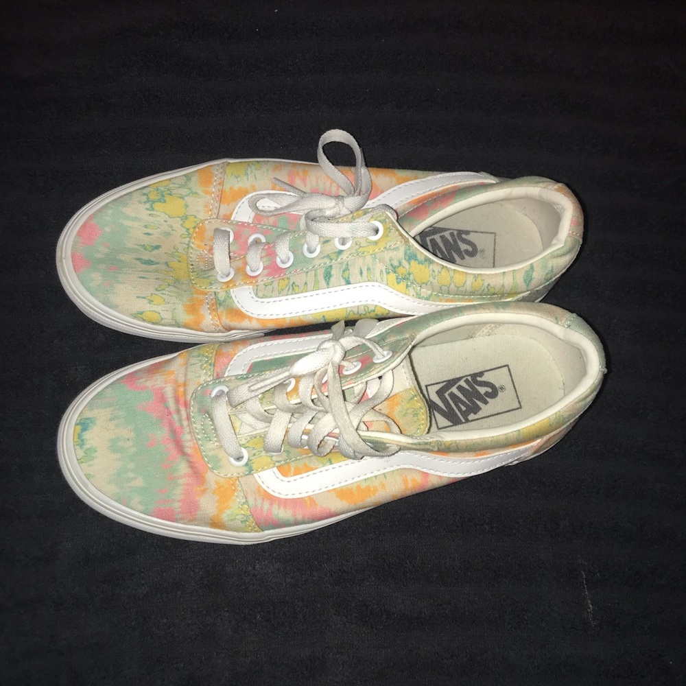 Vans Womens Tie-Dye Sneakers Size 9.5